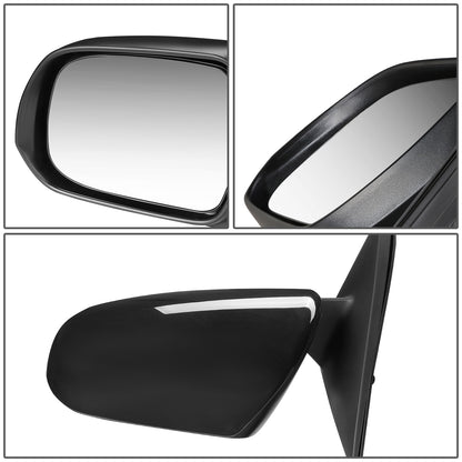 RETROVISOR MIRROR - OEM - 08-13 TOYOTA HIGHLANDER - POWERED - HEATED - PAINTABLE - BLACK - LEFT