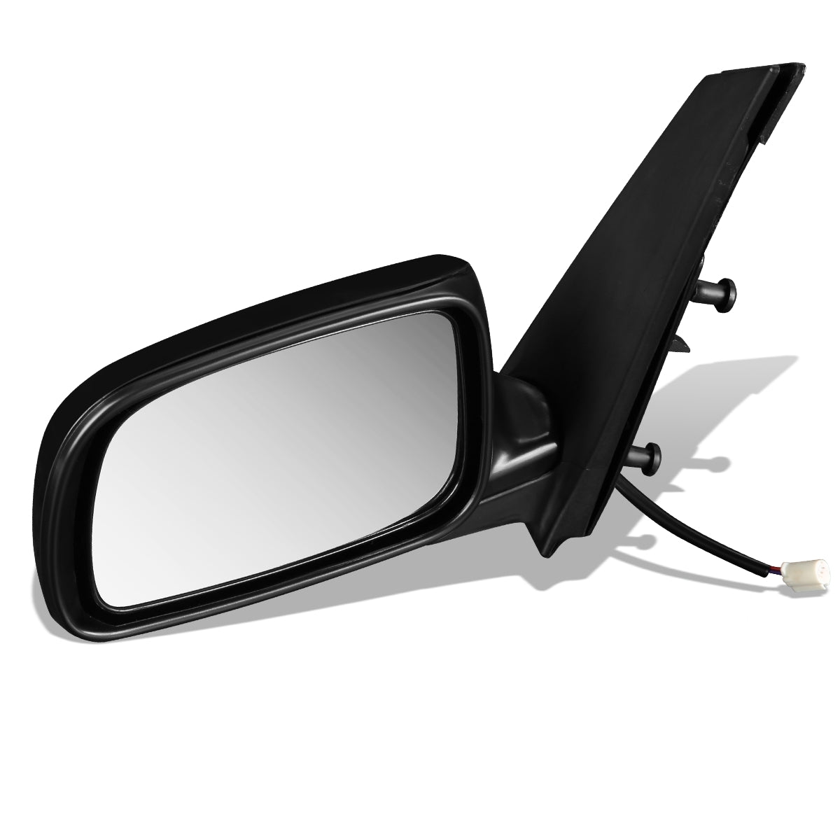 RETROVISOR MIRROR - OEM - 04-09 TOYOTA PRIUS - POWERED - PAINTABLE - BLACK - LEFT