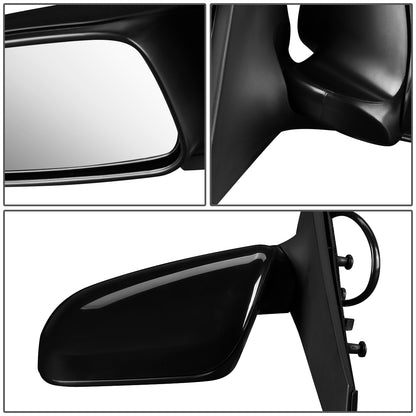 RETROVISOR MIRROR - OEM - 04-09 TOYOTA PRIUS - POWERED - PAINTABLE - BLACK - LEFT