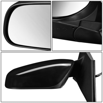 RETROVISOR MIRROR - OEM - 09-12 TOYOTA RAV4 - POWERED - TEXTURED - BLACK - LEFT