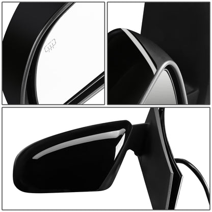 RETROVISOR MIRROR - OEM - 11-12 TOYOTA SIENNA - POWERED - HEATED - TEXTURED - BLACK - LEFT