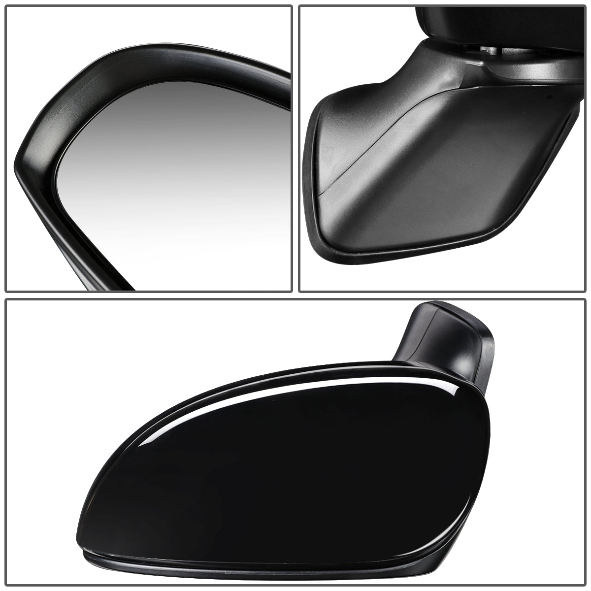 RETROVISOR MIRROR - OEM - 10-15 TOYOTA PRIUS / 14-15 TOYOTA PRIUS PLUG-IN - POWERED - TEXTURED - BLACK - LEFT