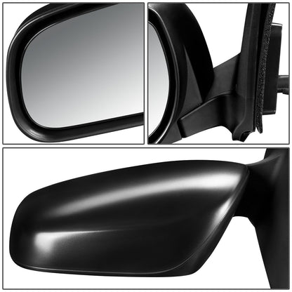 RETROVISOR MIRROR - OEM - 09-12 TOYOTA RAV4 - POWERED - TEXTURED - BLACK - LEFT