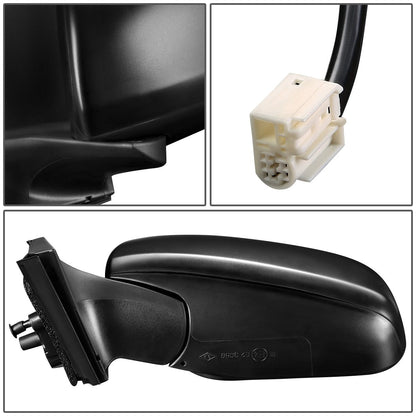 RETROVISOR MIRROR - OEM - 09-12 TOYOTA RAV4 - POWERED - TEXTURED - BLACK - LEFT