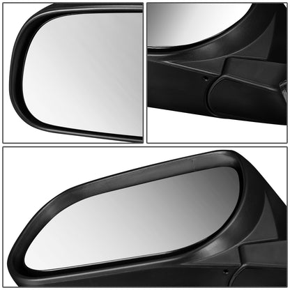 RETROVISOR MIRROR - OEM - 09-12 TOYOTA RAV4 - POWERED - HEATED - TEXTURED - BLACK - LEFT