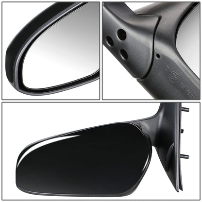 RETROVISOR MIRROR - OEM - 12-14 TOYOTA CAMRY - POWERED - HEATED - TEXTURED - BLACK - LEFT