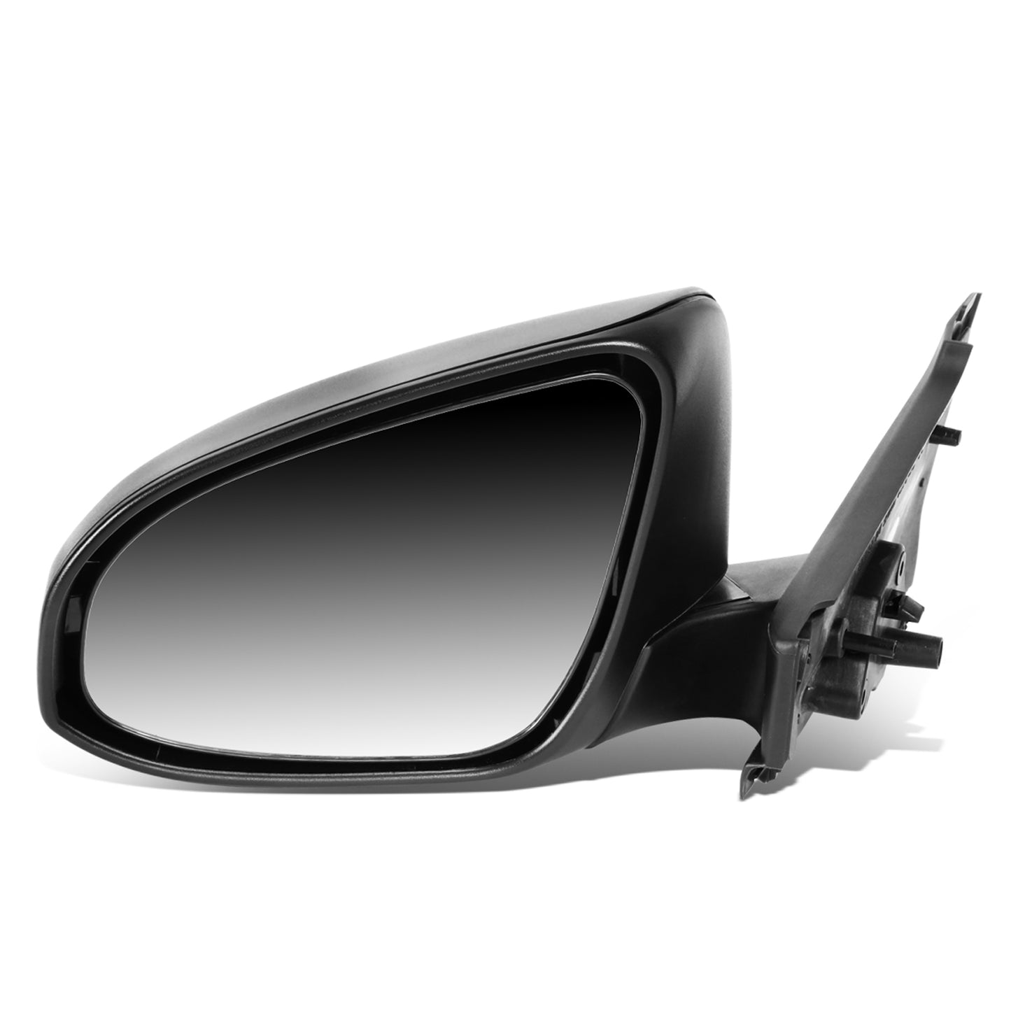 RETROVISOR MIRROR - OEM - 12-13 TOYOTA YARIS HATCHBACK - MANUAL - TEXTURED - BLACK - LEFT