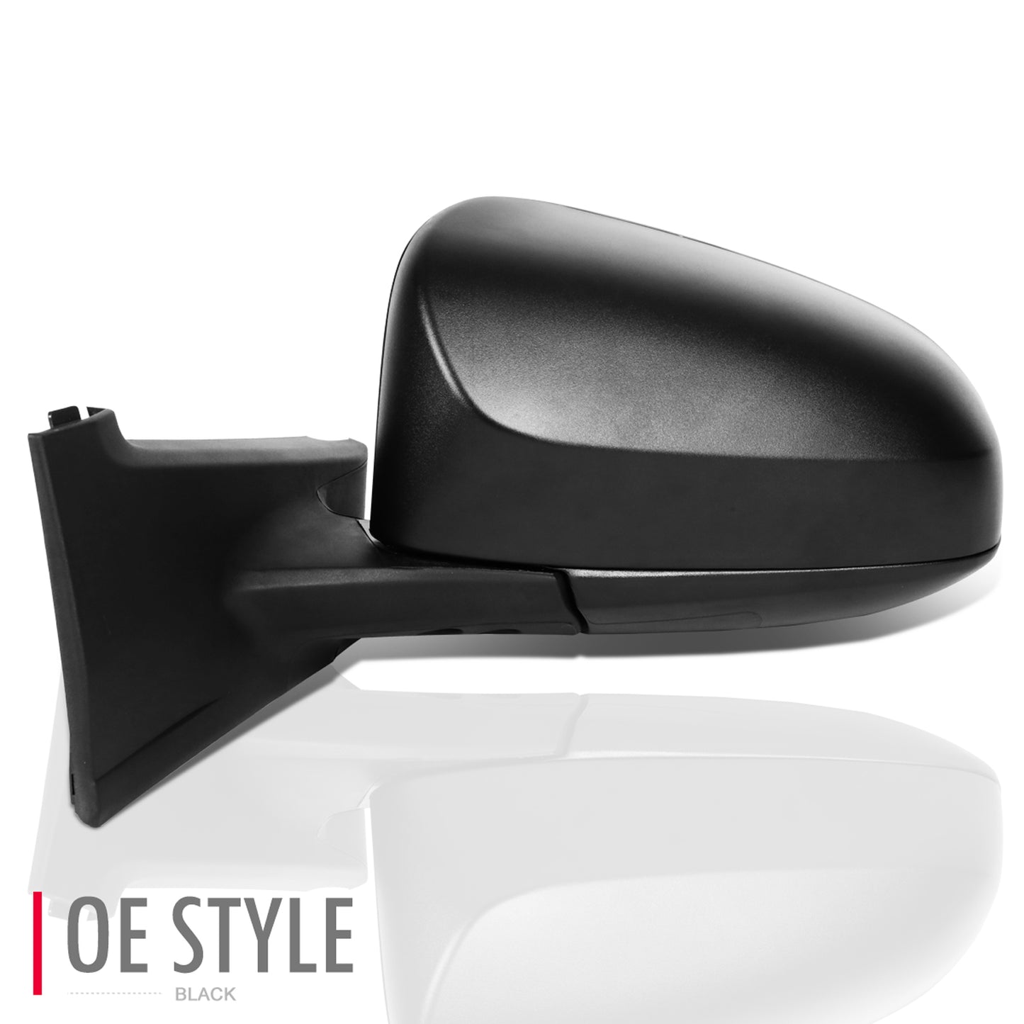 RETROVISOR MIRROR - OEM - 12-13 TOYOTA YARIS HATCHBACK - MANUAL - TEXTURED - BLACK - LEFT