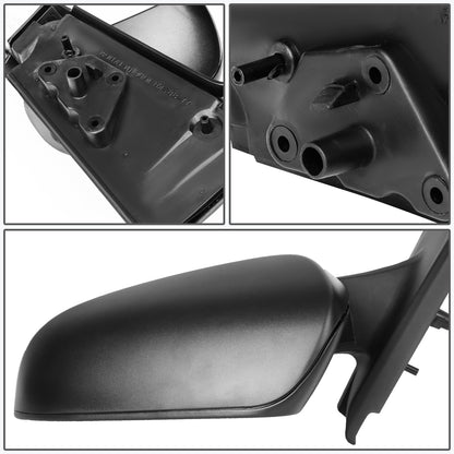 RETROVISOR MIRROR - OEM - 12-13 TOYOTA YARIS HATCHBACK - MANUAL - TEXTURED - BLACK - LEFT