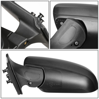 RETROVISOR MIRROR - OEM - 12-15 TOYOTA TACOMA - MANUAL - TEXTURED - BLACK - LEFT