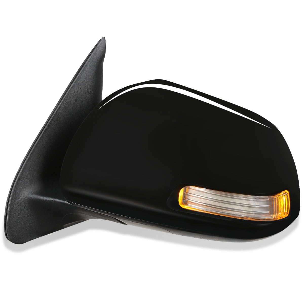 RETROVISOR MIRROR - OEM - 12-15 TOYOTA TACOMA - POWERED - TEXTURED - BLACK - LEFT