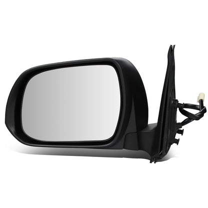 RETROVISOR MIRROR - OEM - 12-15 TOYOTA TACOMA - POWER MIRROR ADJUSTMENT - W/O HEAT, SIGNAL LIGHT, MEMORY, PUDDLE LIGHT, BLIND SPOT DETECTION OR ASPHERICAL GLASS - FOLDING - ONLY FITS VEHICLES W/ MATCHING FUNCTIONS AS MIRRORS - BLACK / CHROME COVER - LEFT