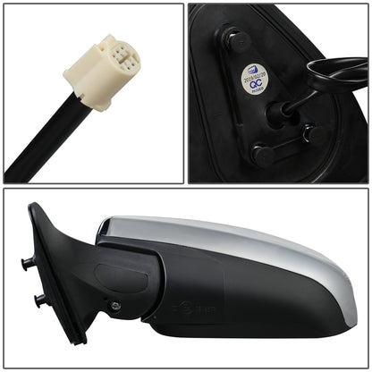 RETROVISOR MIRROR - OEM - 12-15 TOYOTA TACOMA - POWER MIRROR ADJUSTMENT - W/O HEAT, SIGNAL LIGHT, MEMORY, PUDDLE LIGHT, BLIND SPOT DETECTION OR ASPHERICAL GLASS - FOLDING - ONLY FITS VEHICLES W/ MATCHING FUNCTIONS AS MIRRORS - BLACK / CHROME COVER - LEFT