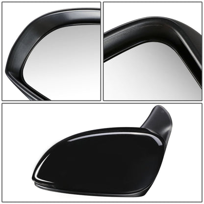 RETROVISOR MIRROR - OEM - 12-17 TOYOTA PRIUS V - POWERED - PAINTABLE - BLACK - LEFT