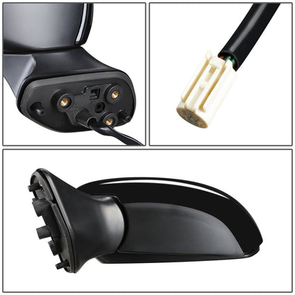 RETROVISOR MIRROR - OEM - 12-17 TOYOTA PRIUS V - POWERED - PAINTABLE - BLACK - LEFT