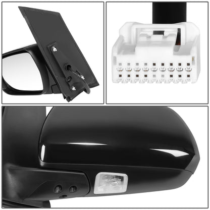 RETROVISOR MIRROR - OE STYLE - TOYOTA SIENNA 11-12 - WITH POWER WITH HEATED WITH MEMORY - DRIVER SIDE - PAINT TO MATCH - BLACK