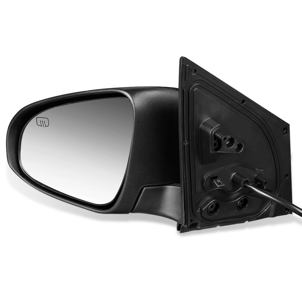 RETROVISOR MIRROR - OEM - 14-19 TOYOTA COROLLA SEDAN / 17-18 COROLLA IM / 2016 SCION IM - POWERED - HEATED - TEXTURED - BLACK - LEFT