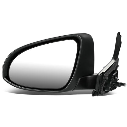 RETROVISOR MIRROR - OEM - 12-14 TOYOTA PRIUS-C - POWERED - W/ SIGNAL LIGHT - FOLDING - BLACK MATERIAL - LEFT