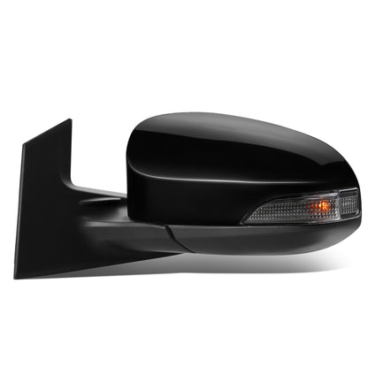 RETROVISOR MIRROR - OEM - 12-14 TOYOTA PRIUS-C - POWERED - HEATED - W/ SIGNAL LIGHT - FOLDING - BLACK MATERIAL - LEFT