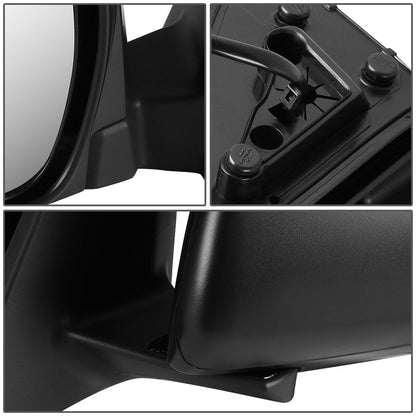 RETROVISOR MIRROR - OEM - 10-13 TOYOTA 4RUNNER - POWERED - HEATED - TEXTURED - BLACK - LEFT