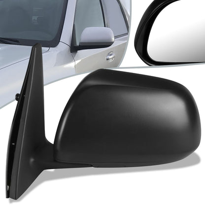 RETROVISOR MIRROR - OEM - 10-13 TOYOTA 4RUNNER - POWERED - HEATED - TEXTURED - BLACK - LEFT