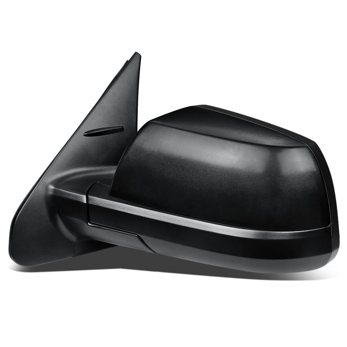 RETROVISOR MIRROR - OEM - 14-15 TOYOTA TUNDRA - POWER MIRROR ADJUSTMENT - HEATED - BLIND SPOT DETECTION - FOLDING - W/O MEMORY, PUDDLE LIGHT OR ASPHERICAL GLASS - ONLY FITS VEHICLES W/ MATCHING FUNCTIONS AS MIRROR - TEXTURED - LEFT