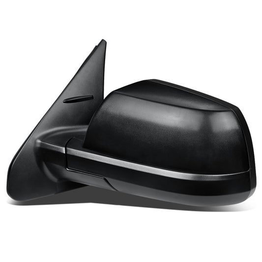 RETROVISOR MIRROR - OEM - 14-15 TOYOTA TUNDRA - POWER MIRROR ADJUSTMENT - HEATED - BLIND SPOT DETECTION - FOLDING - W/O MEMORY, PUDDLE LIGHT OR ASPHERICAL GLASS - ONLY FITS VEHICLES W/ MATCHING FUNCTIONS AS MIRROR - TEXTURED - LEFT