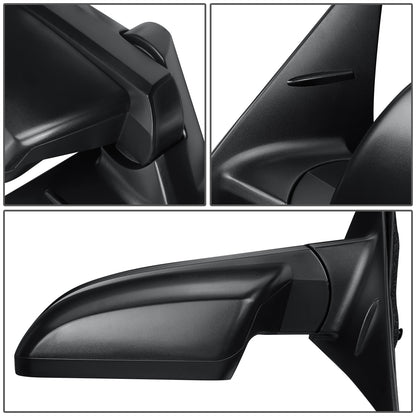 RETROVISOR MIRROR - OEM - 14-15 TOYOTA TUNDRA - POWER MIRROR ADJUSTMENT - HEATED - BLIND SPOT DETECTION - FOLDING - W/O MEMORY, PUDDLE LIGHT OR ASPHERICAL GLASS - ONLY FITS VEHICLES W/ MATCHING FUNCTIONS AS MIRROR - TEXTURED - LEFT