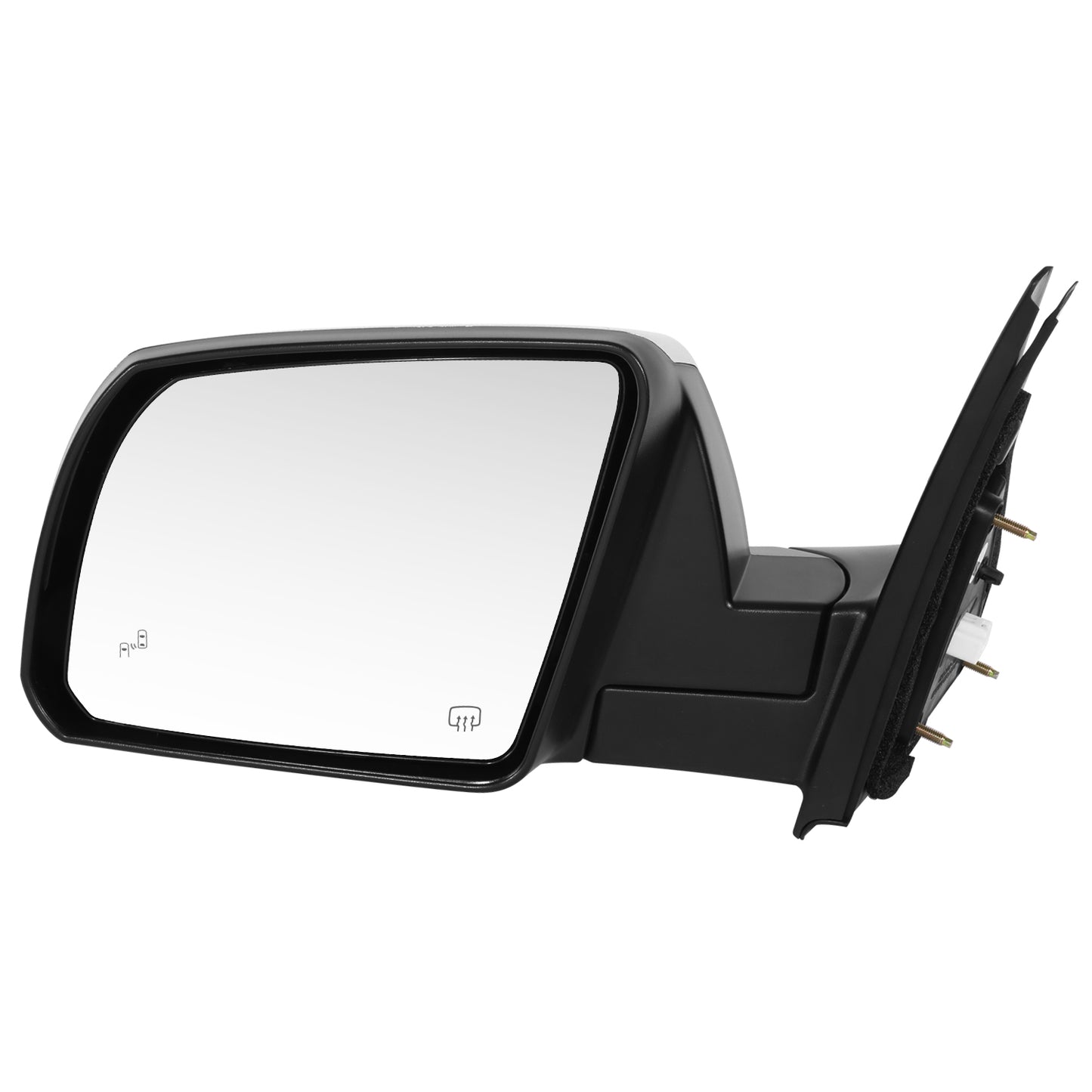 RETROVISOR MIRROR - OE STYLE - TOYOTA TUNDRA 14-21 - WITH POWER WITH HEATED WITH BLIND SPOT CHROME COVER - DRIVER SIDE - PAINT TO MATCH - BLACK / CHROME