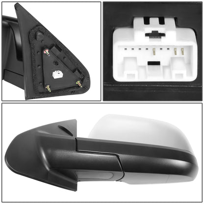 RETROVISOR MIRROR - OE STYLE - TOYOTA TUNDRA 14-21 - WITH POWER WITH HEATED WITH BLIND SPOT CHROME COVER - DRIVER SIDE - PAINT TO MATCH - BLACK / CHROME