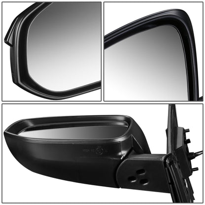 RETROVISOR MIRROR - OEM - 13-15 TOYOTA RAV4 - POWERED - TEXTURED - BLACK - LEFT