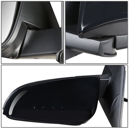 RETROVISOR MIRROR - OEM - 13-15 TOYOTA RAV4 - POWERED - HEATED - TEXTURED - BLACK - LEFT