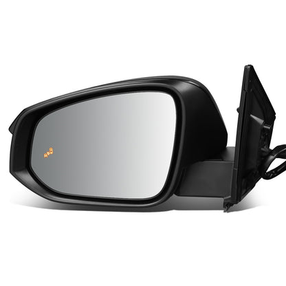 RETROVISOR MIRROR - OEM - 13-15 TOYOTA RAV4 - POWERED - HEATED - W/ SIGNAL LIGHT - W/ BSD - BLACK MATERIAL - LEFT