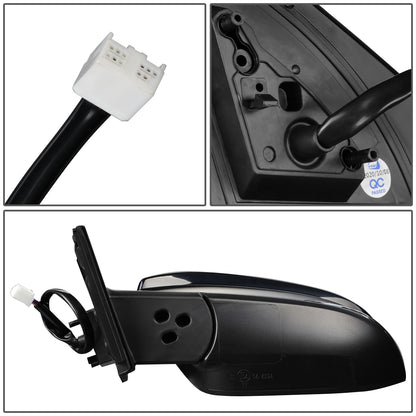 RETROVISOR MIRROR - OEM - 13-15 TOYOTA RAV4 - POWERED - HEATED - W/ SIGNAL LIGHT - W/ BSD - BLACK MATERIAL - LEFT