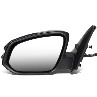 RETROVISOR MIRROR - OEM - 14-20 TOYOTA 4RUNNER - POWERED - HEATED - FOLDING - W/ SIGNAL LIGHT - W/ PUDDLE LIGHT - BLACK MATERIAL - LEFT