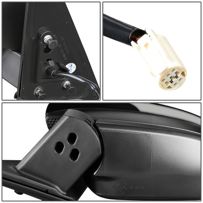 RETROVISOR MIRROR - OEM - 14-16 TOYOTA 4RUNNER - POWERED - HEATED - TEXTURED - BLACK - LEFT