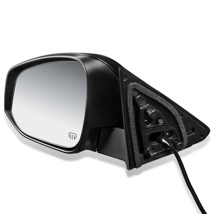 RETROVISOR MIRROR - OEM - 14-16 TOYOTA HIGHLANDER - POWERED - HEATED - PAINTABLE - BLACK - LEFT