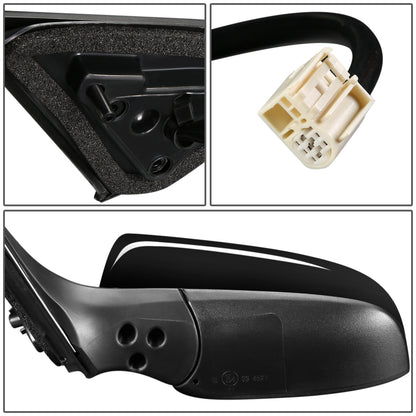 RETROVISOR MIRROR - OEM - 15-17 TOYOTA CAMRY - POWERED - HEATED - PAINTABLE - BLACK - LEFT