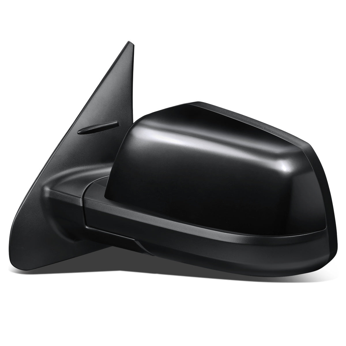 RETROVISOR MIRROR - OEM - 14-17 TOYOTA TUNDRA - POWER MIRROR ADJUSTMENT - HEATED - FOLDING - W/O TURN SIGNAL OR PUDDLE LIGHT - PAINTABLE - ONLY FITS VEHICLELS WITH MATCHING FUNCTIONS AS MIRROR - BLACK - LEFT