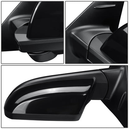 RETROVISOR MIRROR - OEM - 14-17 TOYOTA TUNDRA - POWER MIRROR ADJUSTMENT - HEATED - FOLDING - W/O TURN SIGNAL OR PUDDLE LIGHT - PAINTABLE - ONLY FITS VEHICLELS WITH MATCHING FUNCTIONS AS MIRROR - BLACK - LEFT