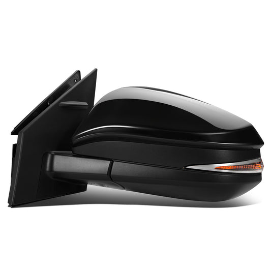 RETROVISOR MIRROR - OEM - 13-15 TOYOTA RAV4 - POWERED - HEATED - W/ SIGNAL LIGHT - W/ BSD - FOLDING - BLACK MATERIAL - LEFT