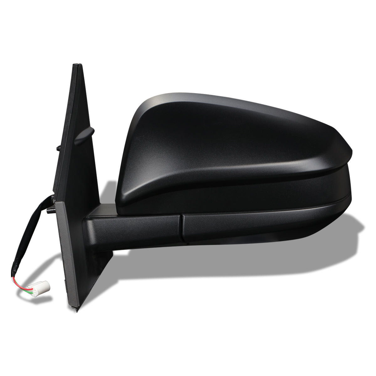 RETROVISOR MIRROR - OEM - 13-15 TOYOTA RAV4 - POWERED - FOLDING - W/ SPOTTER GLASS - TEXTURED - BLACK - LEFT