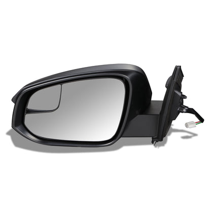 RETROVISOR MIRROR - OEM - 13-15 TOYOTA RAV4 - POWERED - FOLDING - W/ SPOTTER GLASS - TEXTURED - BLACK - LEFT