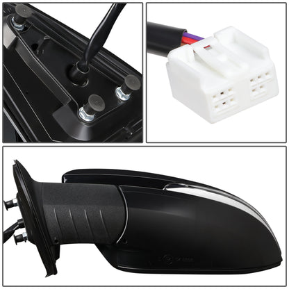 RETROVISOR MIRROR - OEM - 16-19 TOYOTA TACOMA - POWERED - HEATED - W/ SIGNAL LIGHT - FOLDING - BLACK MATERIAL - LEFT