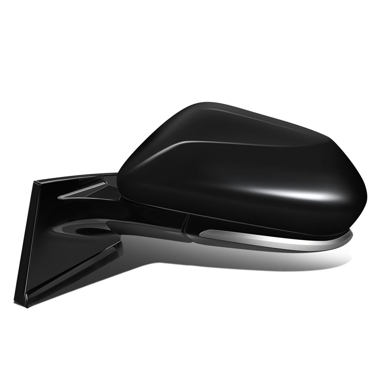 RETROVISOR MIRROR - OEM - 16-18 TOYOTA PRIUS - POWERED - HEATED - FOLDING - BLACK MATERIAL - LEFT