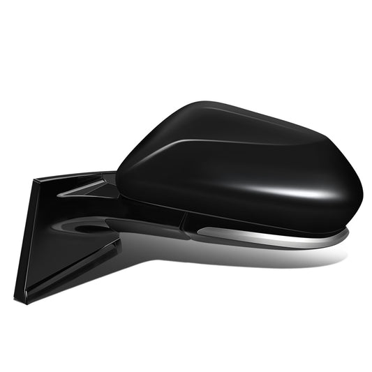 RETROVISOR MIRROR - OEM - 16-18 TOYOTA PRIUS - POWERED - HEATED - FOLDING - BLACK MATERIAL - LEFT