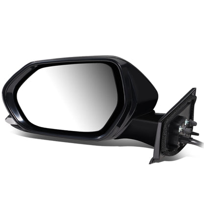 RETROVISOR MIRROR - OEM - 16-18 TOYOTA PRIUS - POWERED - HEATED - FOLDING - BLACK MATERIAL - LEFT