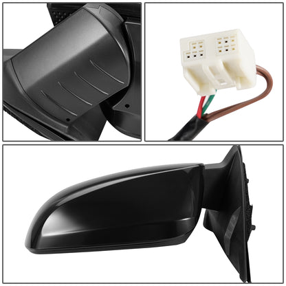 RETROVISOR MIRROR - OEM - 16-19 TOYOTA TACOMA - POWERED - HEATED - FOLDING - BLACK MATERIAL - LEFT