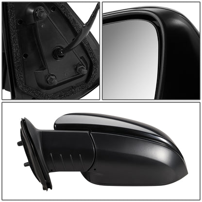 RETROVISOR MIRROR - OEM - 16-19 TOYOTA TACOMA - POWERED - HEATED - FOLDING - BLACK MATERIAL - LEFT