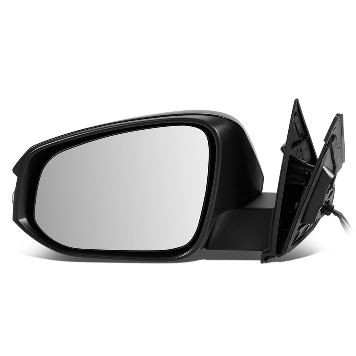 RETROVISOR MIRROR - OEM - 13-15 TOYOTA RAV4 - POWERED - HEATED - W/ SIGNAL LIGHT - FOLDING - BLACK MATERIAL - LEFT